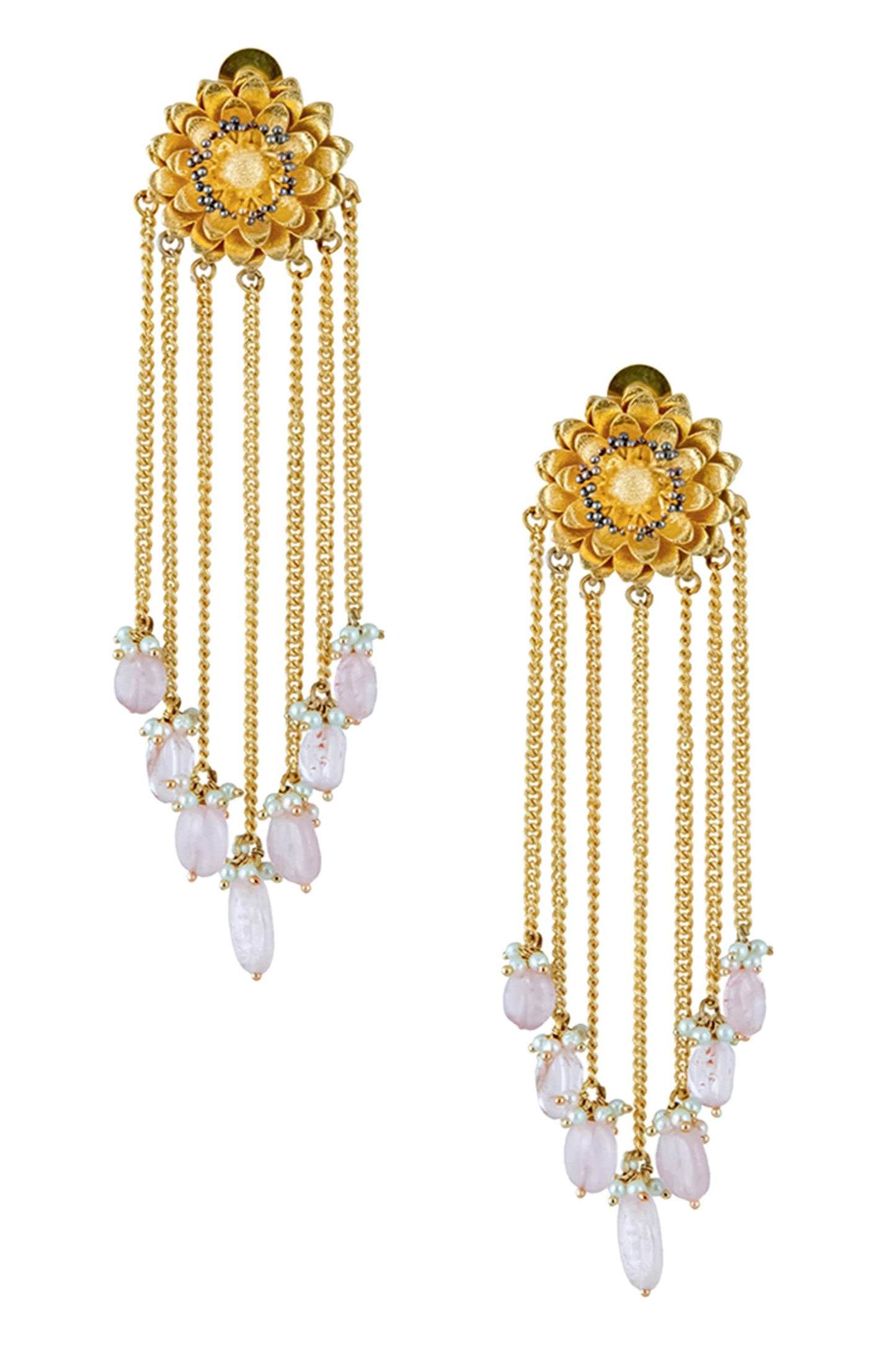 Floral Chain Danglers 