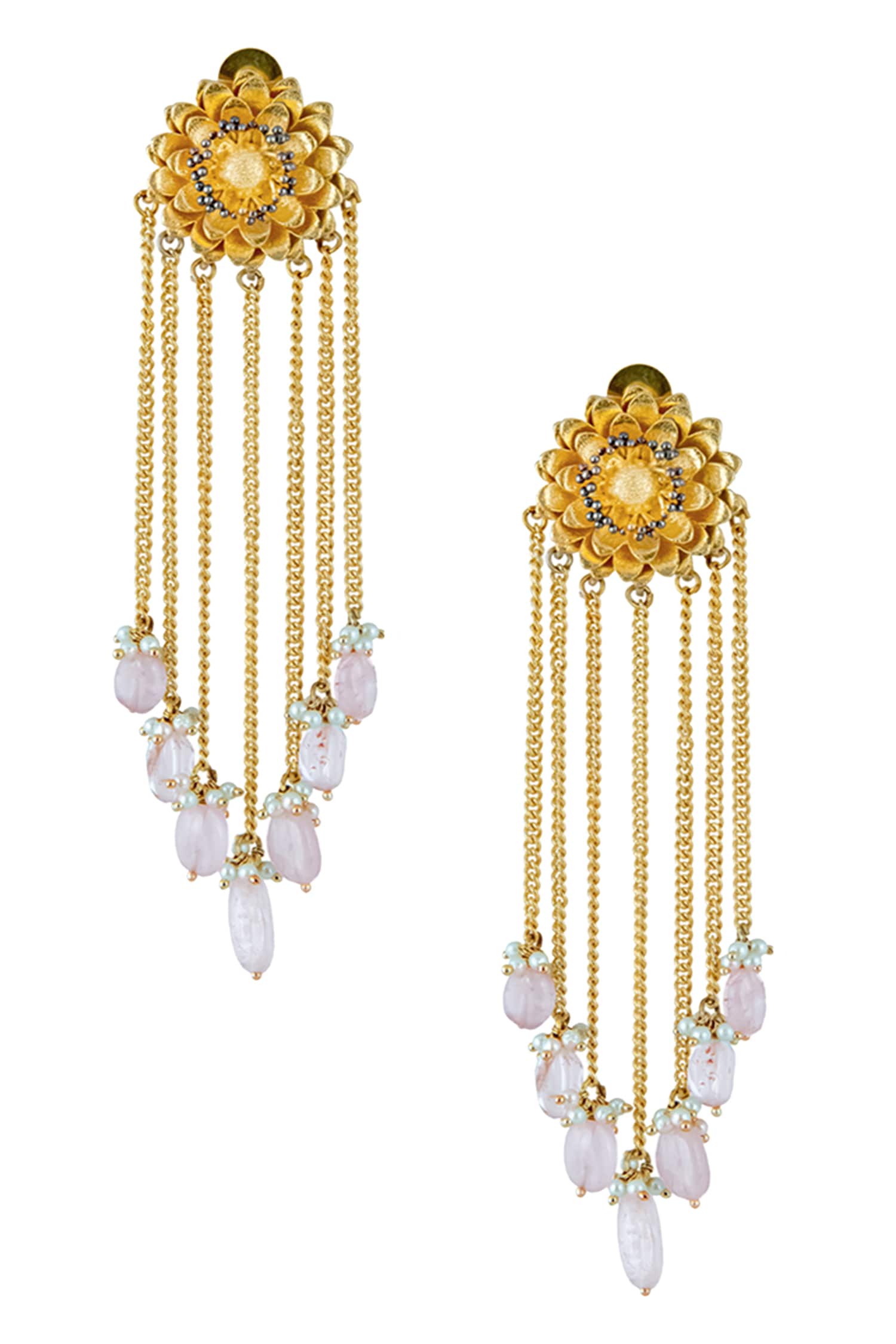 Floral Chain Danglers 