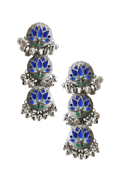  Floral Tiered Danglers 