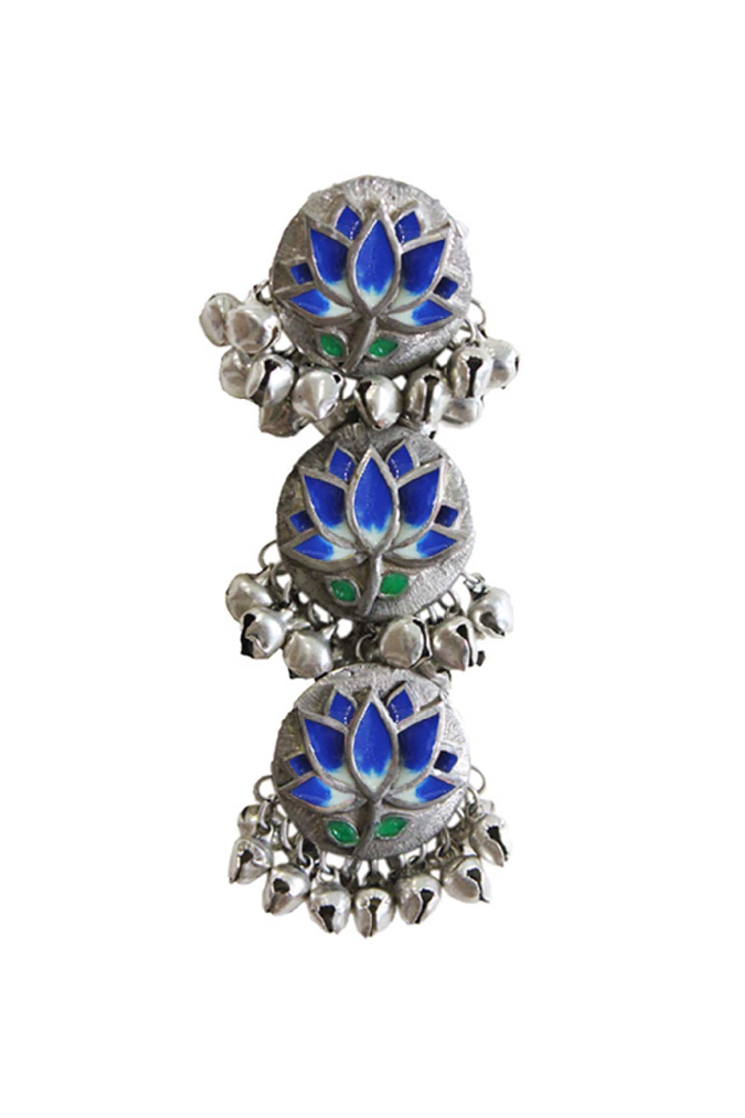  Floral Tiered Danglers 