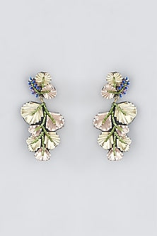 Mukaish & Zardosi Embroidered Stud Earrings
