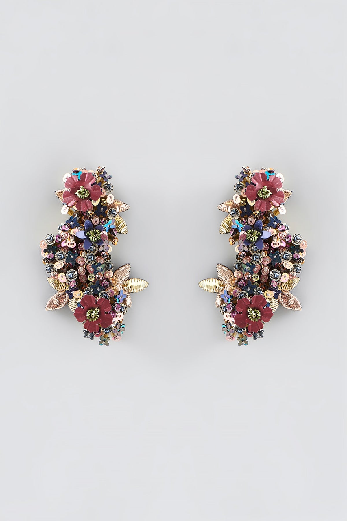 Mukaish & Zardosi Embroidered Dangler Earrings