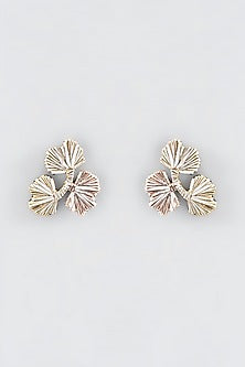 Mukaish & Zardosi Embroidered Mini Stud Earrings