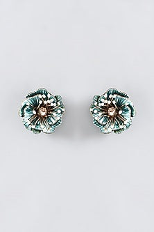 Mukaish & Zardosi Embroidered Stud Earrings