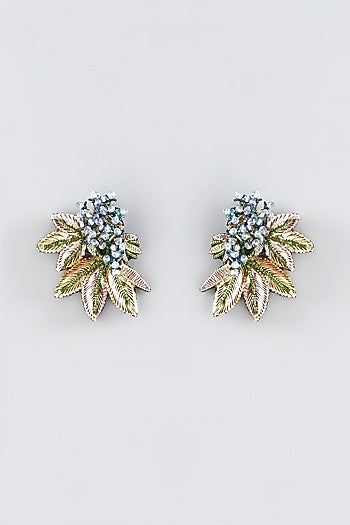 Mukaish & Zardosi Embroidered Dangler Earrings