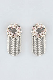 Mukaish & Zardosi Embroidered Dangler Earrings