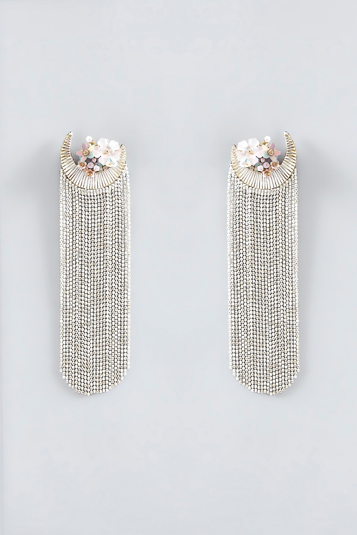 Mukaish & Zardosi Embroidered Dangler Earrings