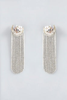 Mukaish & Zardosi Embroidered Dangler Earrings