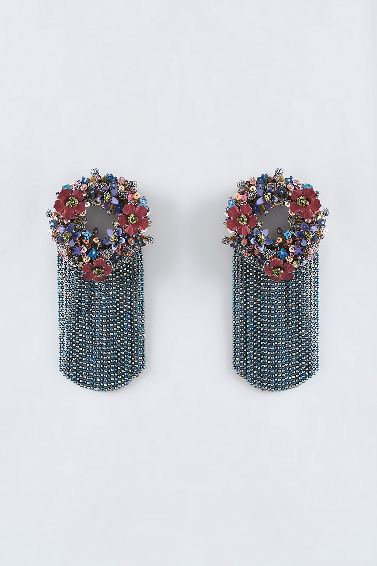 Mukaish & Zardosi Embroidered Dangler Earrings
