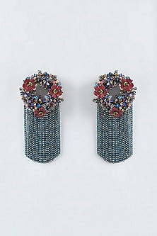 Mukaish & Zardosi Embroidered Dangler Earrings