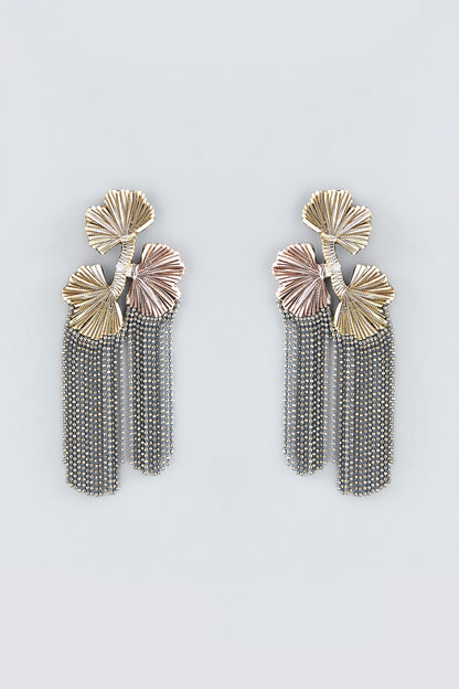 Mukaish & Zardosi Embroidered Dangler Earrings