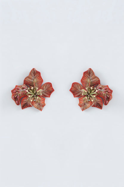 Mukaish & Zardosi Embroidered Stud Earrings