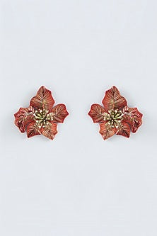 Mukaish & Zardosi Embroidered Stud Earrings