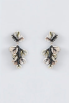 Multi-Colored Hand Embroidered Dangler Earrings