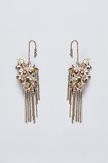 Multi-Colored Hand Embroidered Dangler Earrings