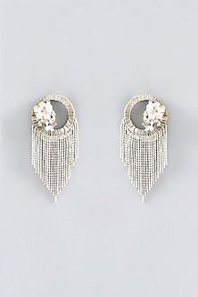 Multi-Colored Hand Embroidered Dangler Earrings