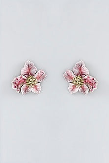 Mukaish & Zardosi Embroidered Stud Earrings