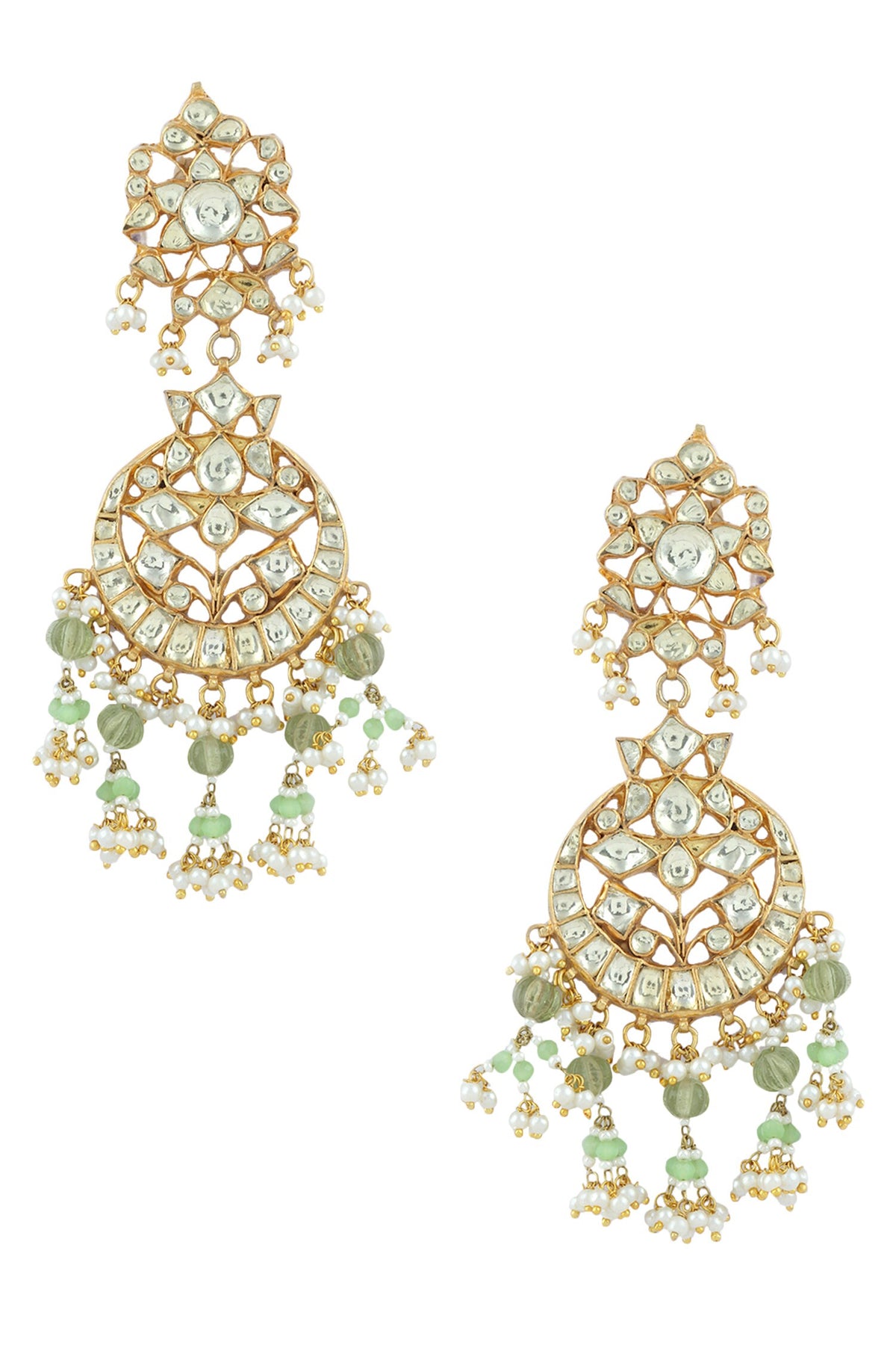 Kundan Embellished Necklace Set 