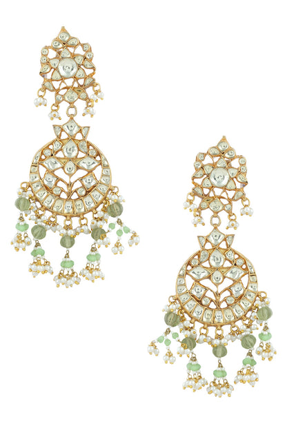 Kundan Embellished Necklace Set 