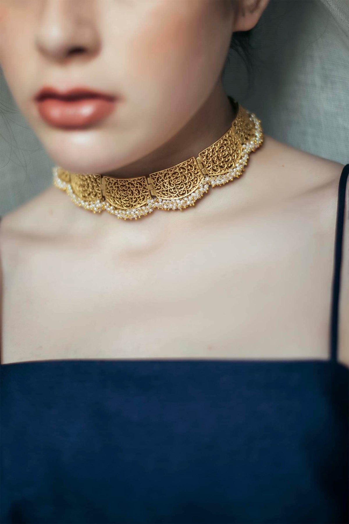 Bead Filigree Choker 