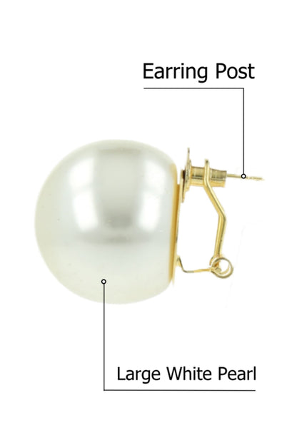 Pearl Stud Earrings 