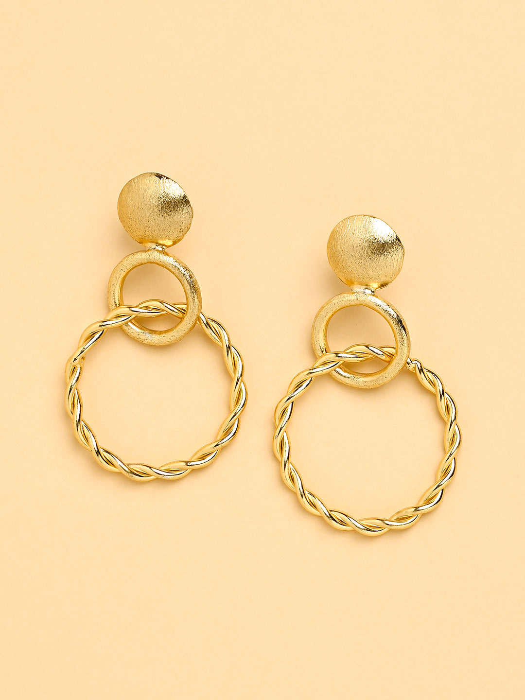 Double Loop Drop Earring