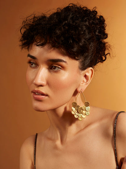Cherry drops  Gold Earrings