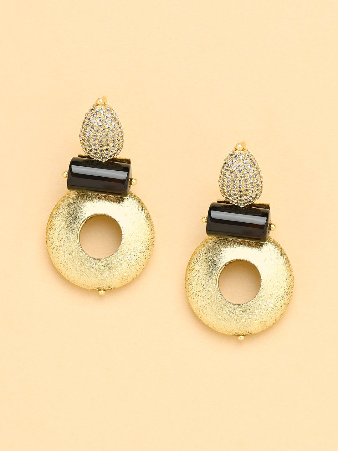 Black Olive Stud Earrings