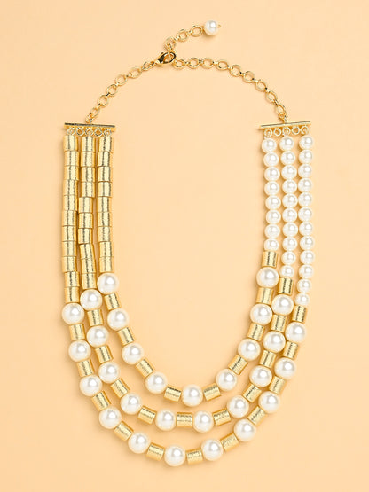Pearl Multi String Necklace