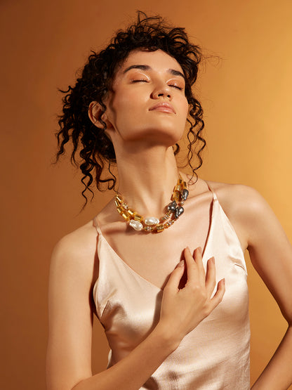 Pearl Layered Choker