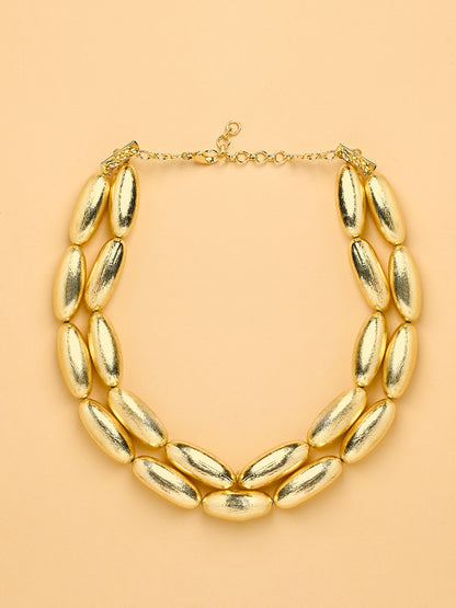 Bean Train Layered Choker