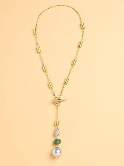 Jade Lariat Necklace