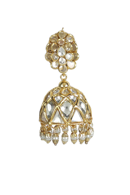 Pachi Jadtar Jhumkas 