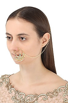 Gold Plated Jadtar Nosering
