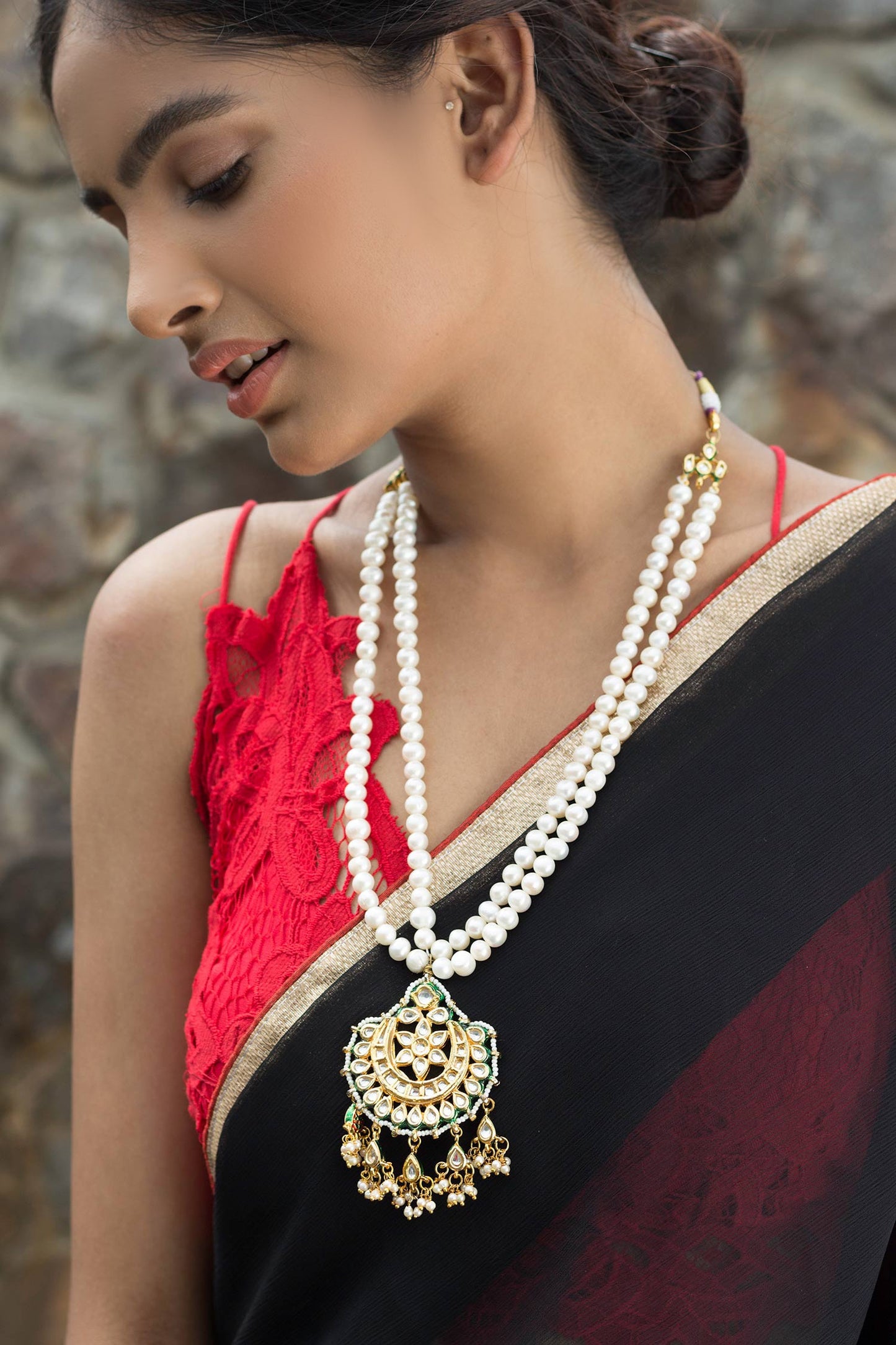 Kundan Pendant Necklace 