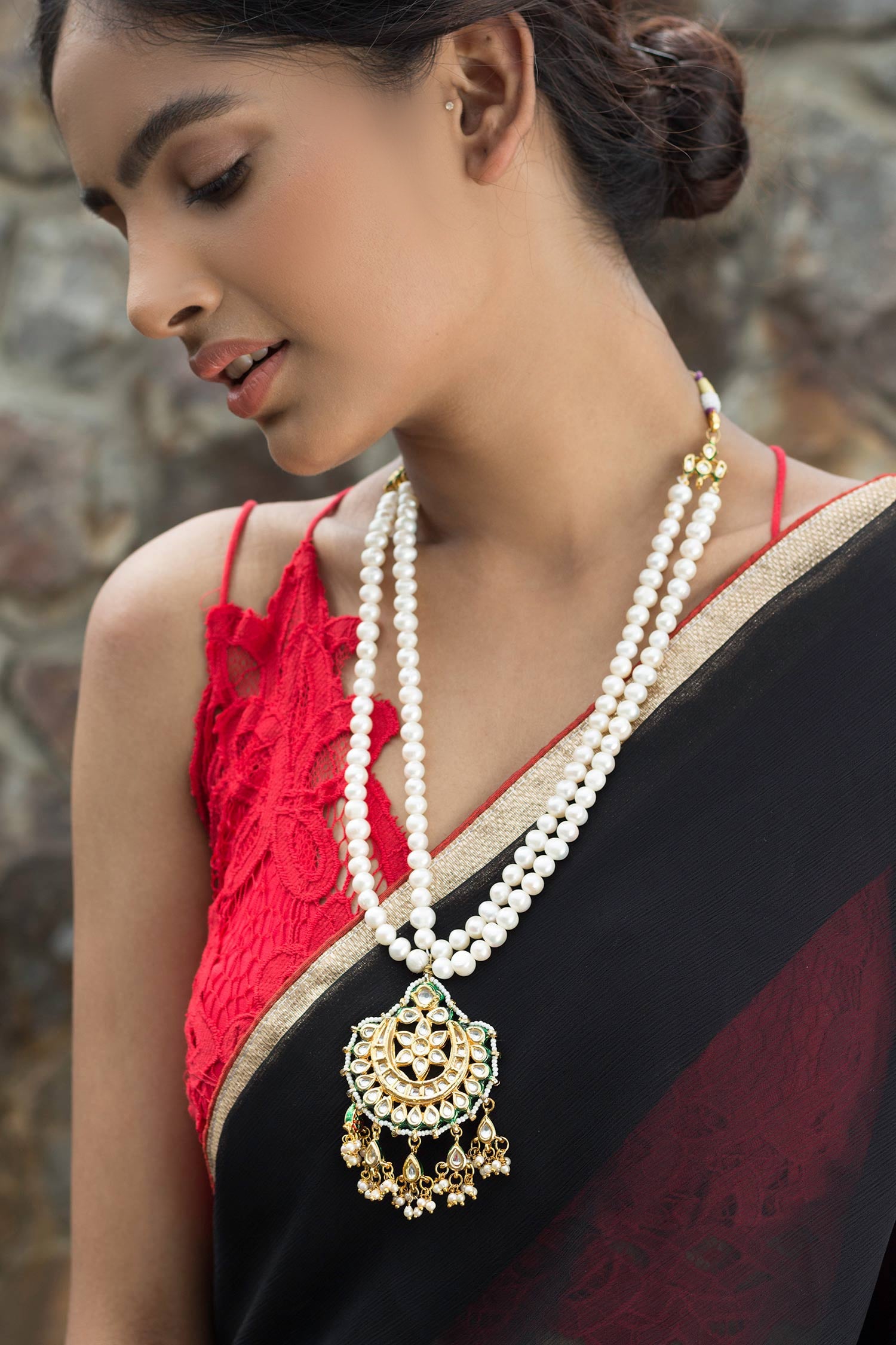 Kundan Pendant Necklace 