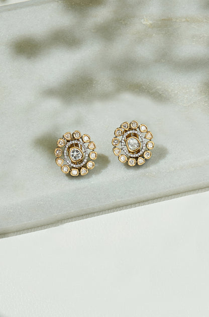 Antique Polki Studs