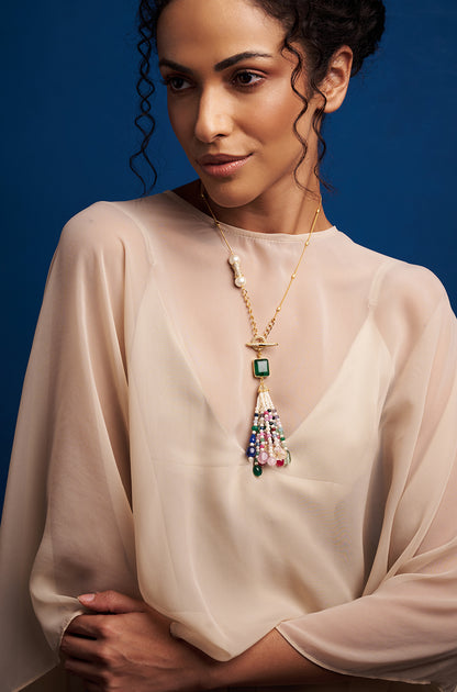 Multi Colour Dainty Necklace