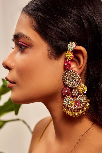 Ghungroo Drop Dangler Earrings 