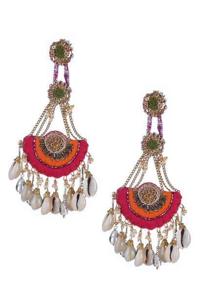 Shell Drop Dangler Earrings 