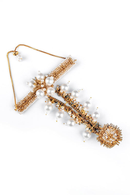 Pearl Embellished Haathphool 