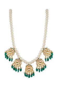 Gold Plated Pearls Necklace
