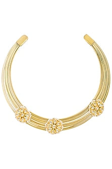 Gold plated hasli necklace