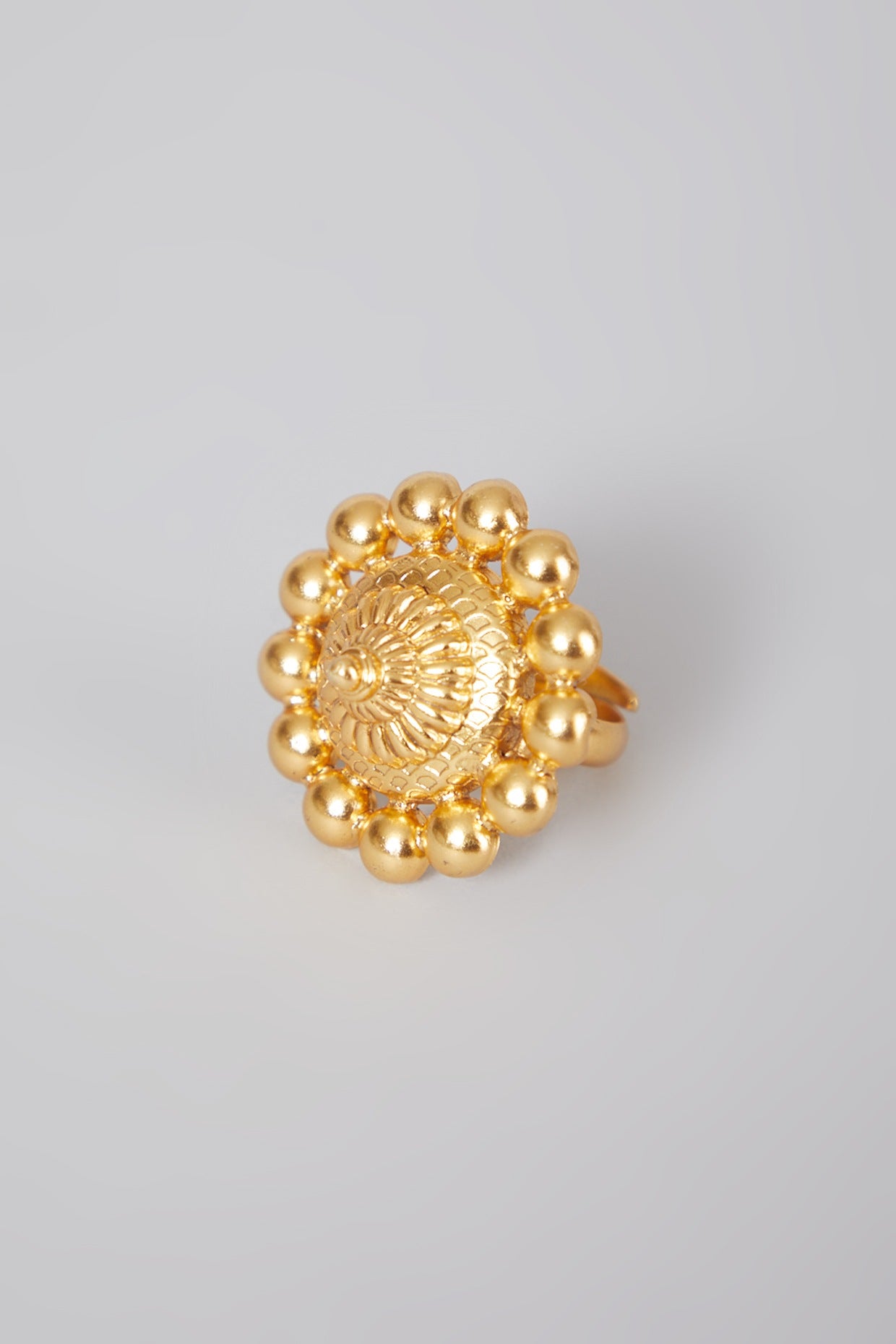 Gold Plated Ring In Sterling Silver