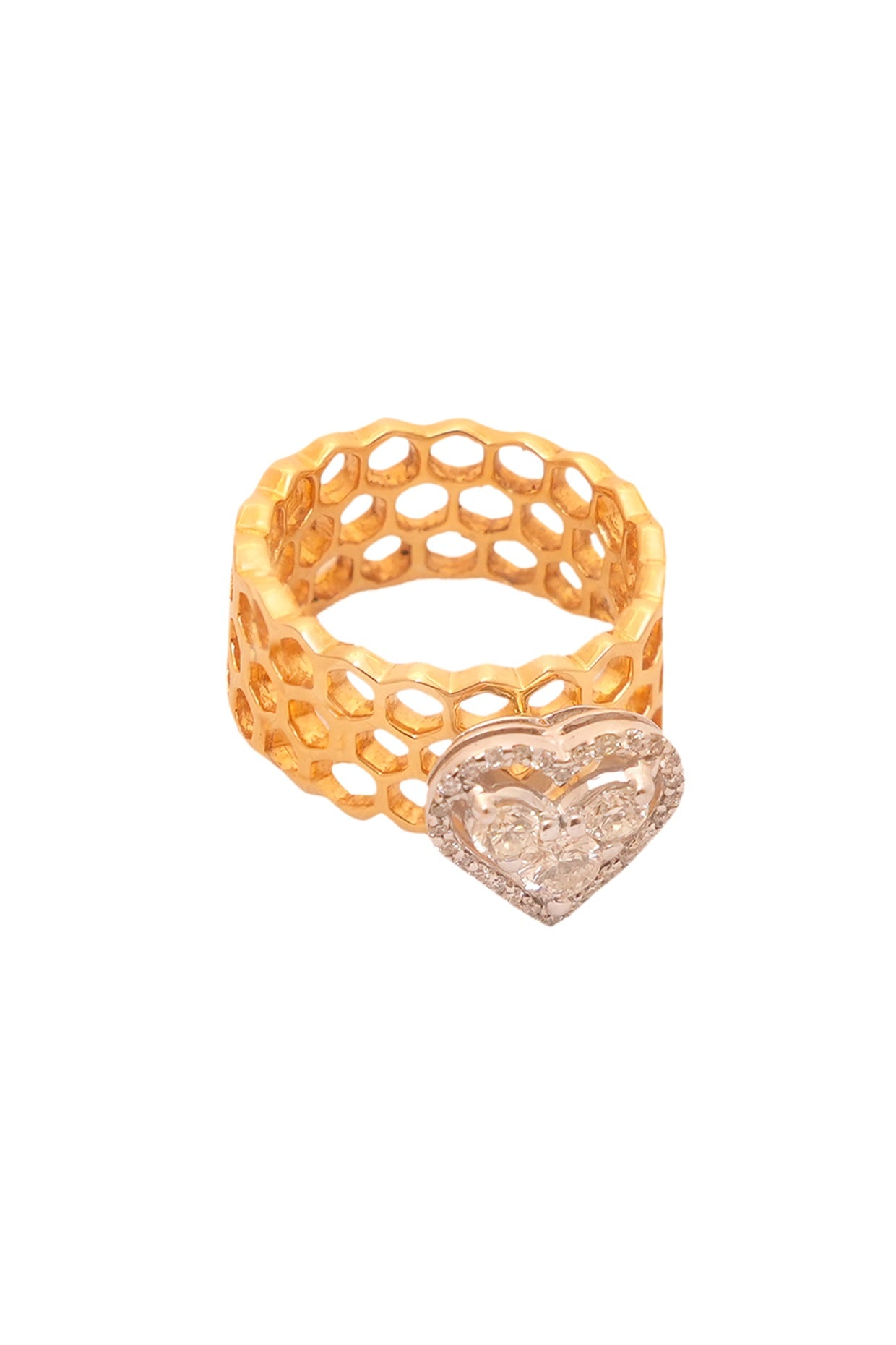 14Kt Yellow Gold Diamond Ring