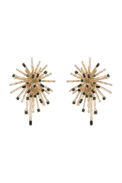 Gold Plated Cubic Zirconia Earrings