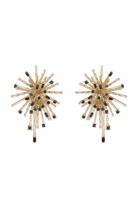 Gold Plated Cubic Zirconia Earrings