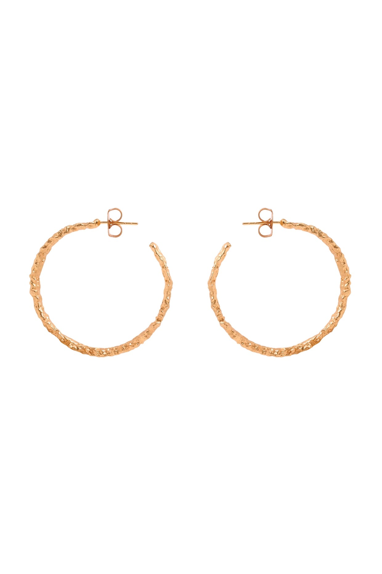 Gold Plated Hoop Handcrafted Earrings