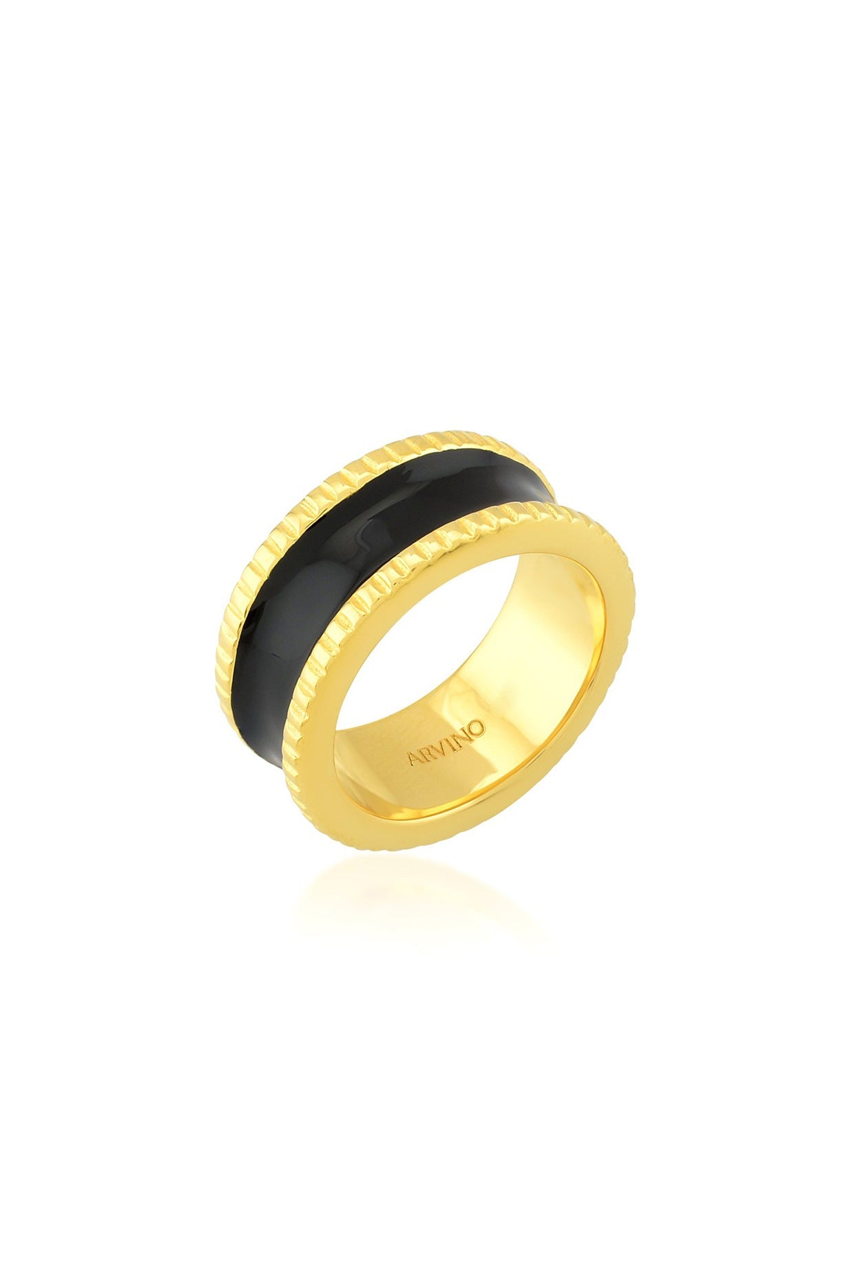 Gold Finish Band Ring