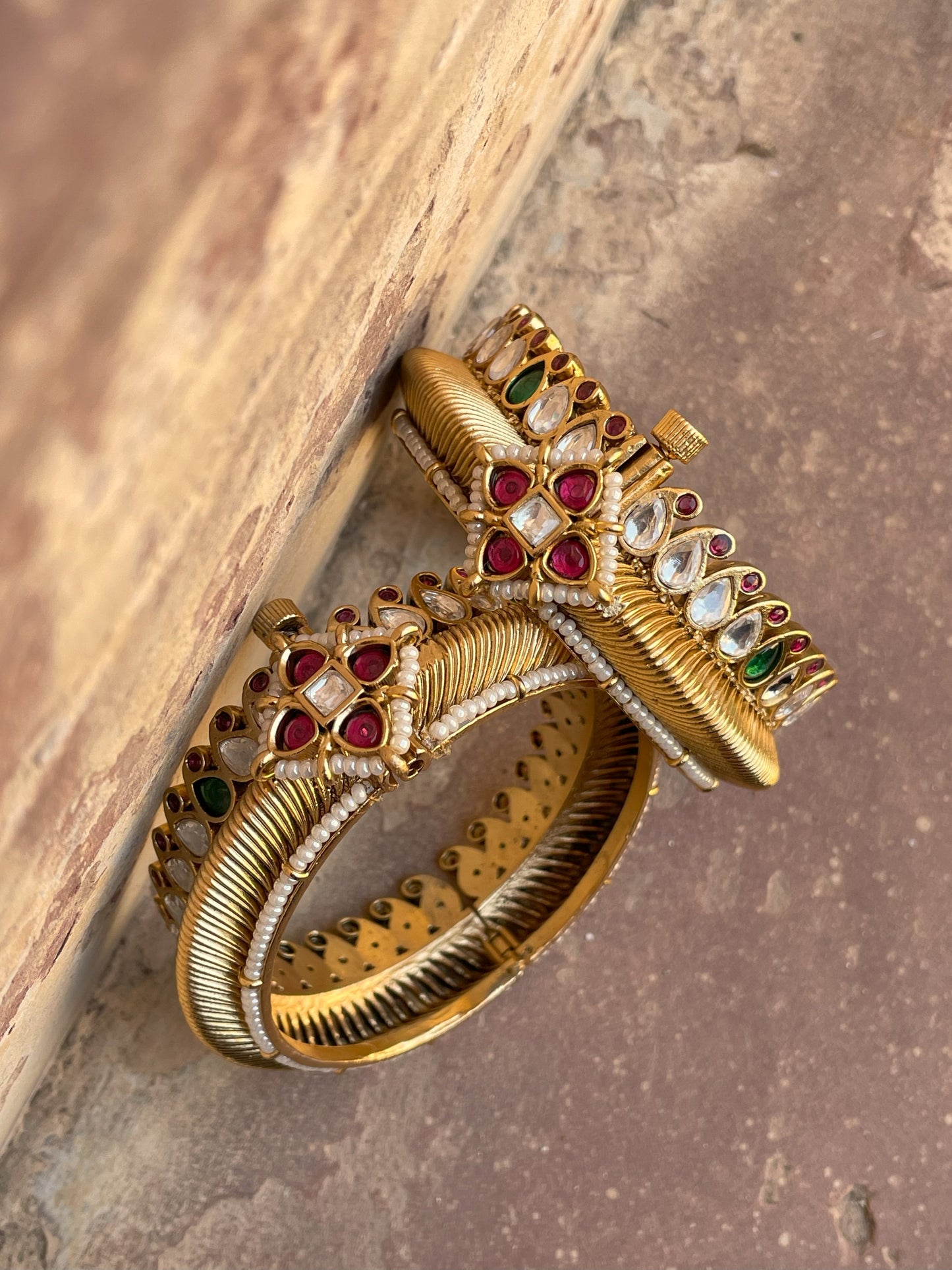 Rajwadi Openable Bracelets & Bangles Set